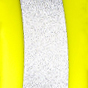 Mystique® Biothane collare deluxe 25mm beta reflex giallo 35-43cm