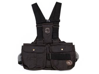 Mystique® Dummy vesta "Trainer" hnedá voskovaná S