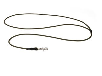 Mystique® Biothane guinzaglio da caccia 8mm khaki antiruggine scissor moschettone
