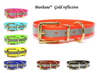 Biothane_gold_reflective_collars_classic_brass_all_colours_small_web