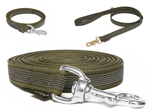 Guinzagli in gomma color khaki