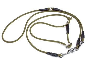 Mystique® Hunting Profi Bioth. chasse laisse moxon 8mm khaki M 295cm a.corne