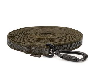 Rubbered_tracking_leash_robust_black_snap_hook_khaki_small_web_new (5)