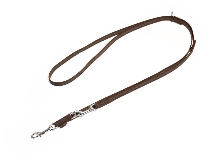 Rubbered_adjustable_leash_12mm_15mm_brown_small_web