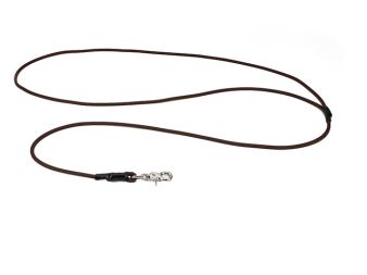 Mystique® Biothane guinzaglio da caccia 8mm marrone antiruggine scissor moschettone