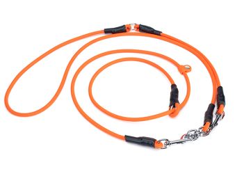 Mystique® Hunting Profi Bioth. chasse laisse moxon 8mm n.orange M 295cm