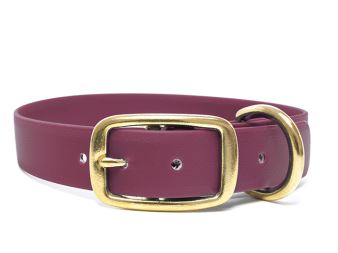Biothane_collar_deluxe_brass_winered_small_web