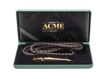 ACME le coup de sifflet plaqué 210 1/2 d´or sifflet exclusif de l'acme entreprise de l'or de la société ACME Idéal comme cadeau.