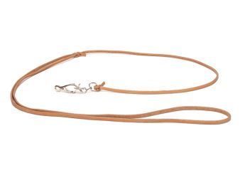 Laisse ronde cuir 6mm