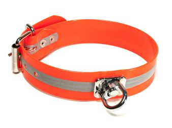Mystique® Biothane collari da traccia di sangue reflex arancione gold (854)