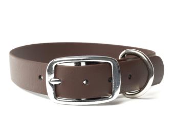 Biothane_collar_deluxe_brown_small_web