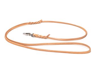Laisse ronde cuir 6x10mm