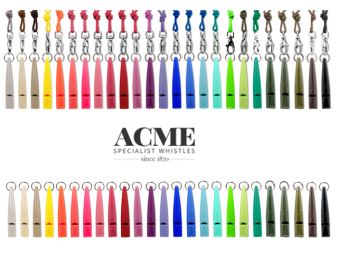 Acme - kompletná farebná škála jednotónových píšťaliek