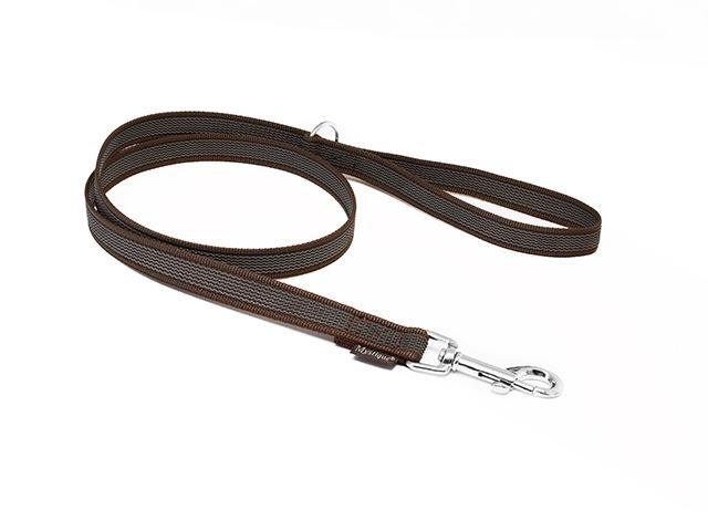 Rubbered_leash_20mm_chromed_with_HG_brown_small_web
