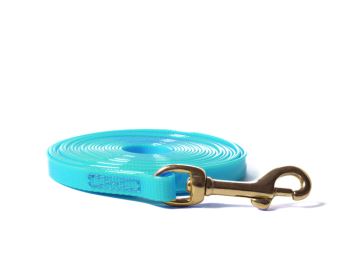 Biothane_tracking_leash_sewn_13mm_brass_snap_hook_gold_turquoise_small_web