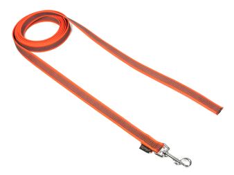Gummierte Leinen in orange