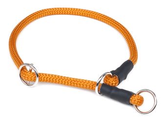 Mystique® collier nylon rond avec corne 8mm Il est destiné à la formation ou à des promenades régulières avec votre chien.
