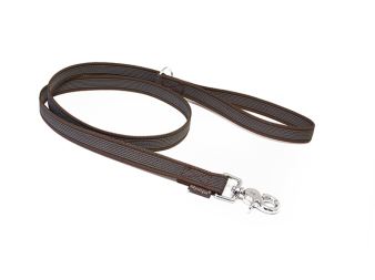 Rubbered_leash_20mm_chromed_trigger_with_HG_brown_small_web
