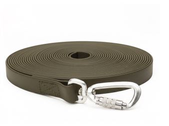 Biothane_tracking_leash_sewn_khaki_robust_snap_hook_small_web_new (1)