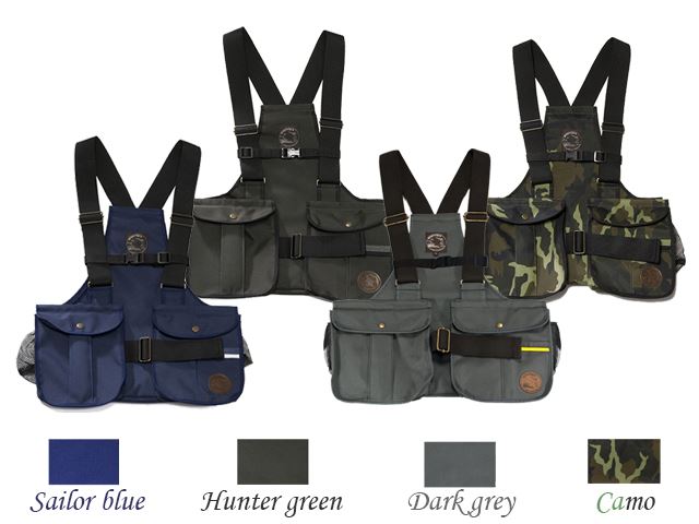 Mystique® Dummy vest Trainer bleu marin, vert de chasse, gris foncé et camouflage