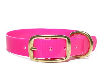 Biothane_collar_deluxe_brass_pink_gold_small_web