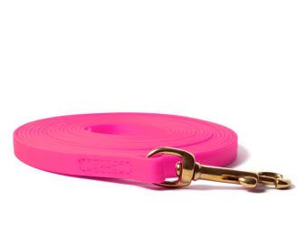 Biothane_tracking_leash_brass_snap_hook_13mm_sewn_neon_pink_small_web