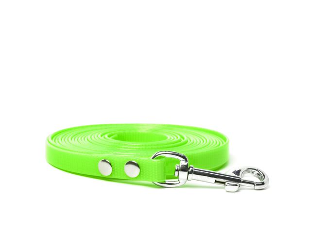 Biothane_tracking_leash_riveted_13mm_snap_hook_light_green_small_web