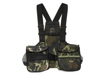 Mystique® Dummy gilet "Trainer" camo M  avec boucle plastique