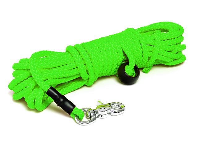 Mystique® Laisse de pistage en nylon rond 7mm de neon vert