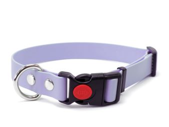 Mystique® Biothane collier safety click 25mm pastel purple 40-50cm