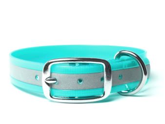 Biothane_collar_deluxe_reflect_turquoise_gold_small_web