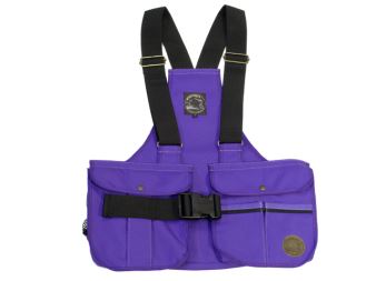 Mystique® Dummy vesta "Trainer" lila S s plastovou sponou
