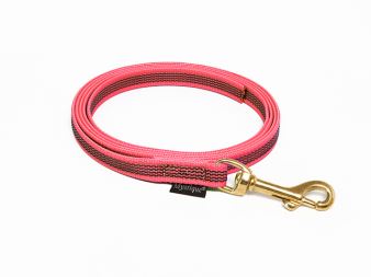 Mystique® Guinzagli gommati 12mm n. rosa 3m ottone moschettone