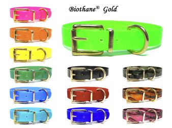 Biothane_gold_collars_classic_brass_all_colours_small_web