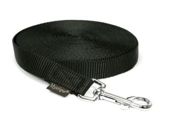 Nylon tracking leash standard 20mm black