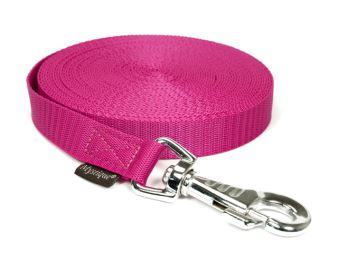 Nylon tracking leash robust 20mm purple