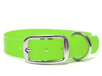 Biothane_collar_deluxe_light_green_gold_small_web