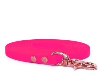 Biothane_tracking_leash_9_13mm_neon_pink_brass_trigger_small_web