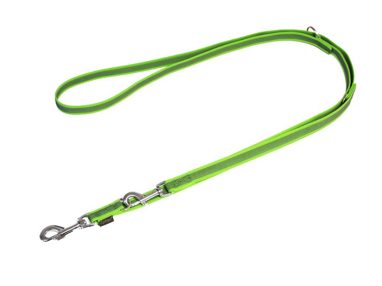 Rubbered_adjustable_leash_20mm_neon_green_small_web_1