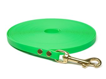 Biothane_tracking_leash_13mm_solid_brass_neon_green_small_web