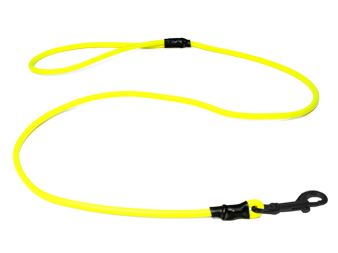 Biothane_round_leash_with_HG_neon_yellow_black_snap_hook_small_web